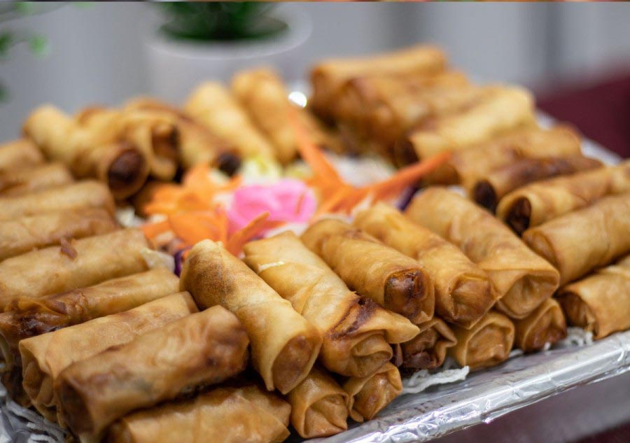 878_large halal tingkat meal with Vegetarian Buffet Menu B