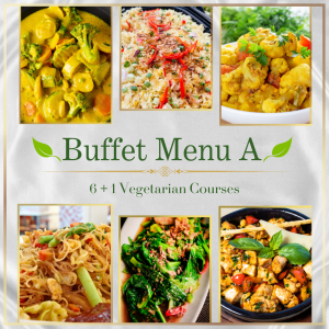 Vegetarian Buffet Menu A (6+1 Courses)